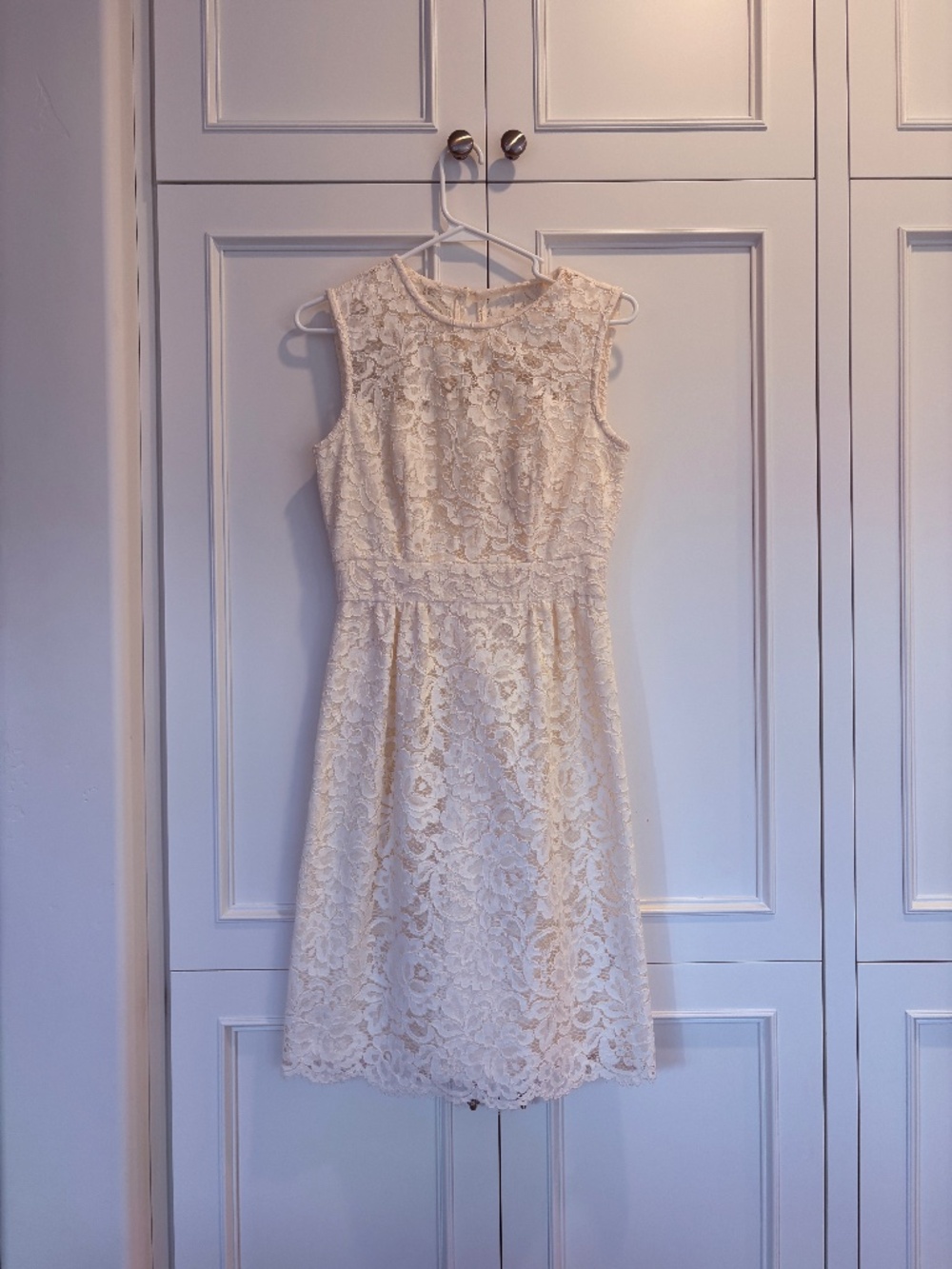 Kate Spade Lace Cream-colored Wedding or Summer Party dress